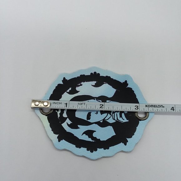 Wednesday Addams eyelet patch shoe charm - Picture 4 of 12